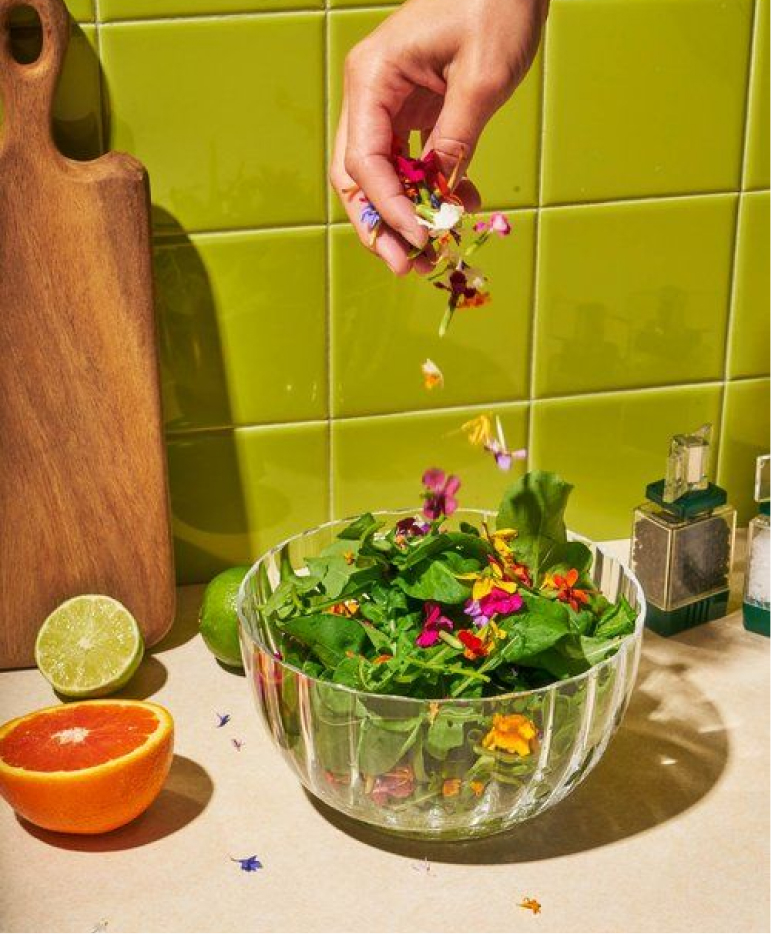 Salade au fromage frais